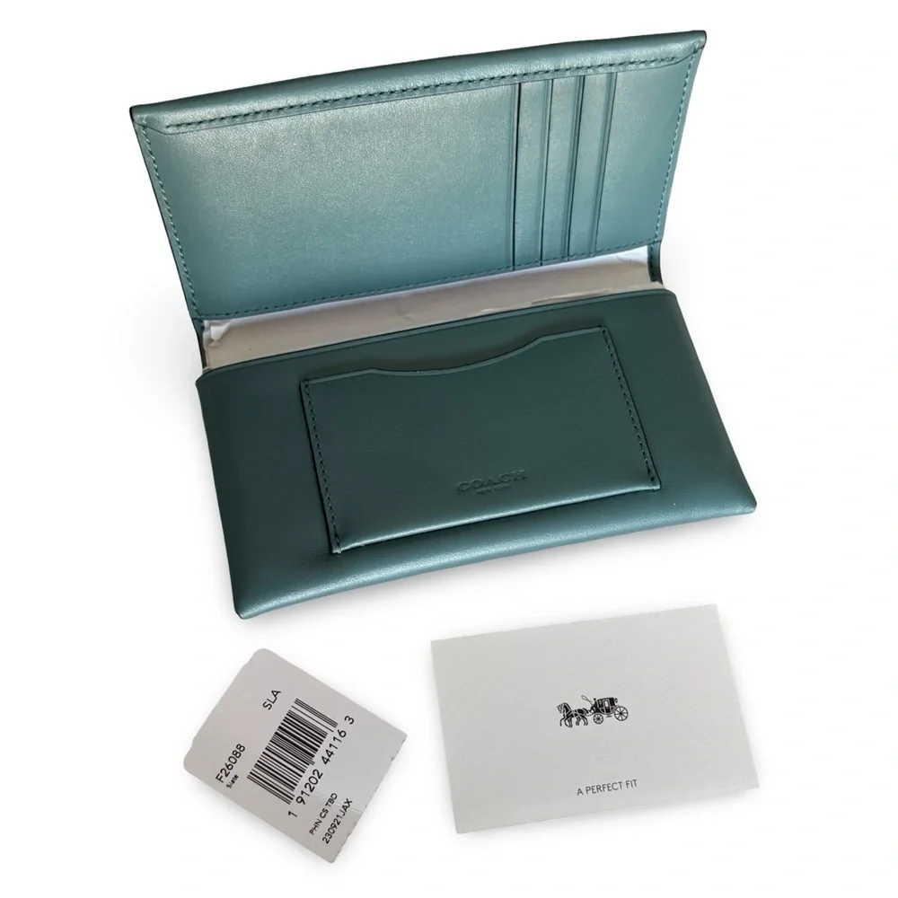 NWT Rare Coach NYC Ltd Ed License Plate Wallet Puffy Phone Case Clutch | F26088 - Picture 12 of 16